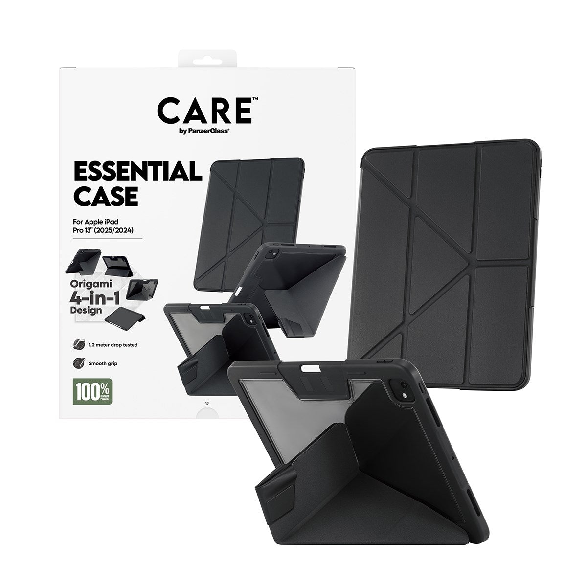 CARE by PanzerGlass® Essential Case Black iPad Pro 13